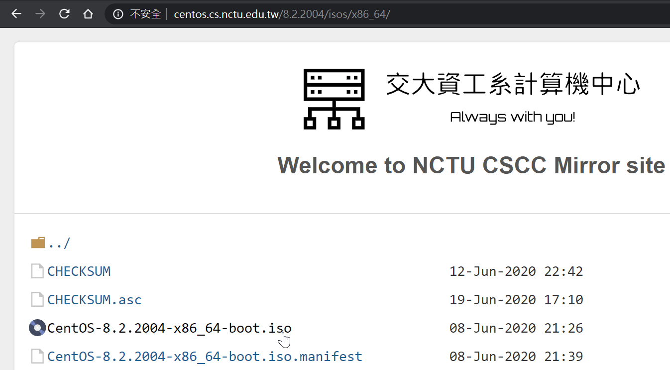 Centos 8 iso台灣版下載，VirtualBox虛擬機建立64位元Linux系統 5