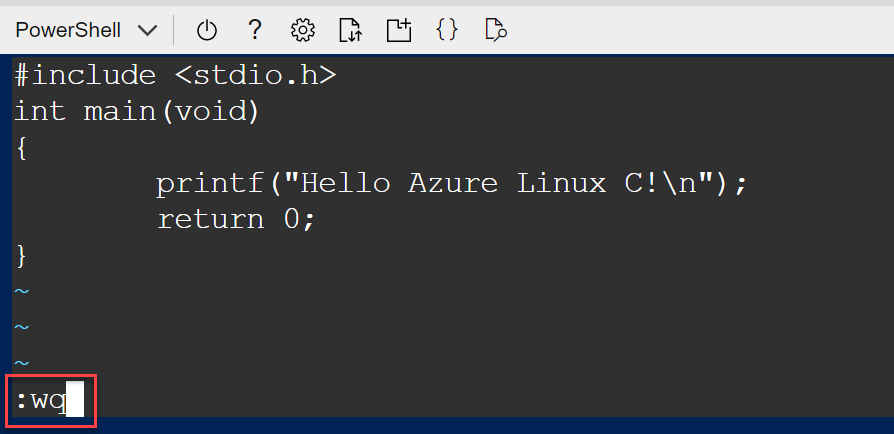 C語言教學：Azure Linux虛擬機器，Cloud Shell第一行Hello World 8