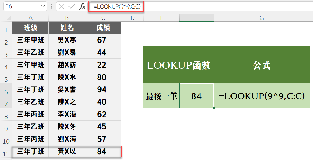 Excel函數教學：MAX、LARGE、LOOKUP查找最大值 9