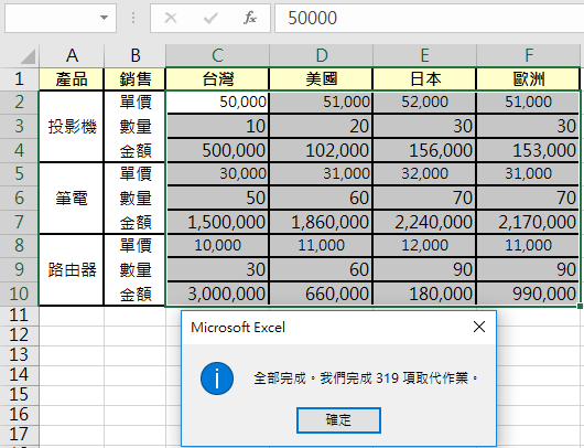 Excel取代空白空格，善用尋找與取代整理資料報表 13