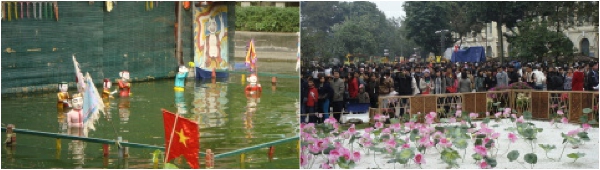 越南水上木偶戲、越南的元旦活動