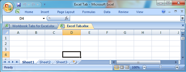 Excel Tab